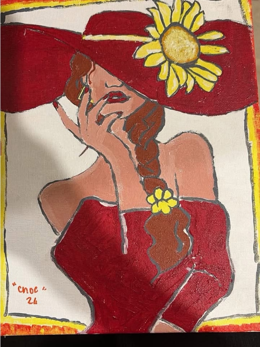 Hand painted Women